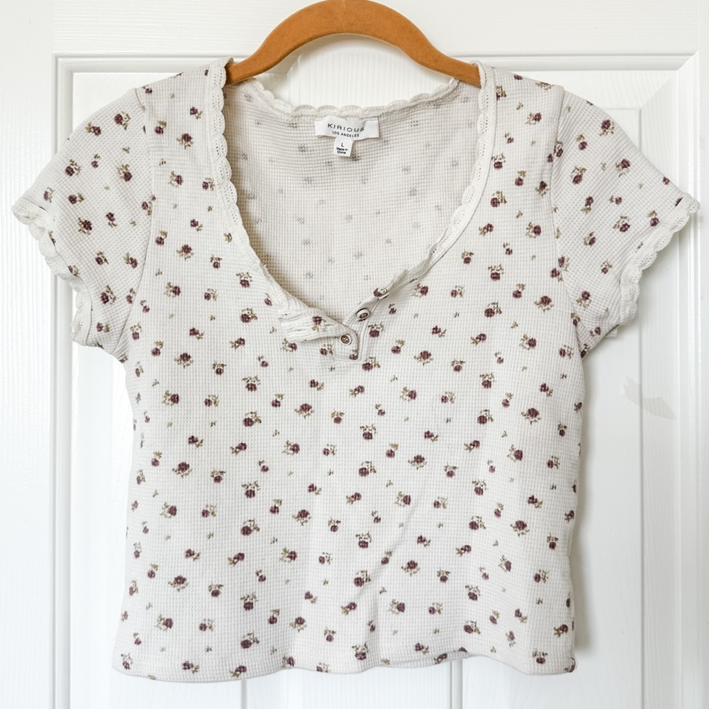 Kirious Floral Women Top - Size Large